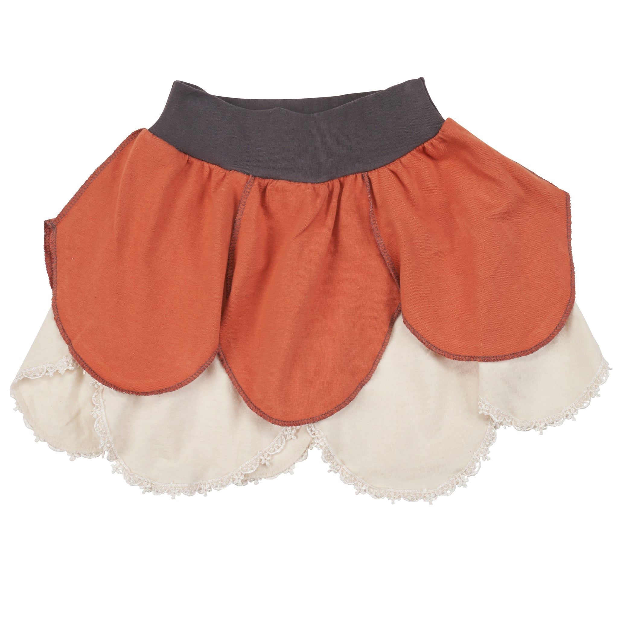 Petal Skirt- Orange